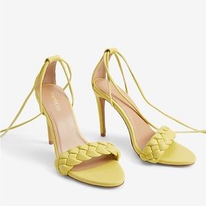Nine West Braided lace up heeled sandal
